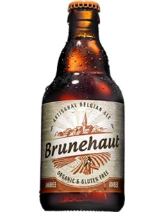 Brunehaut Bio Amber Semidark Belgian Ale sin gluten 24x33cl - MilCervezas