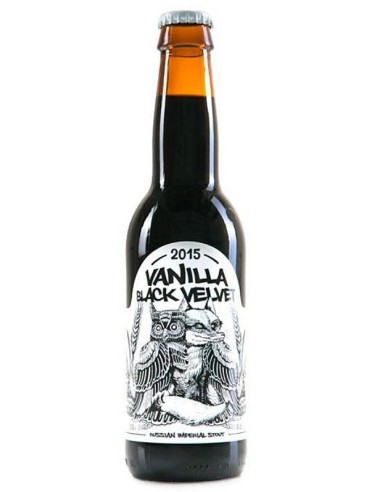 Cerveza La Quince Vanila Black Velvet Imperial Stout  12x33