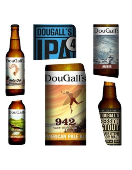 Pack Cervezas Dougall,lote variado