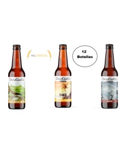 lote 12 botellas, tres estilos