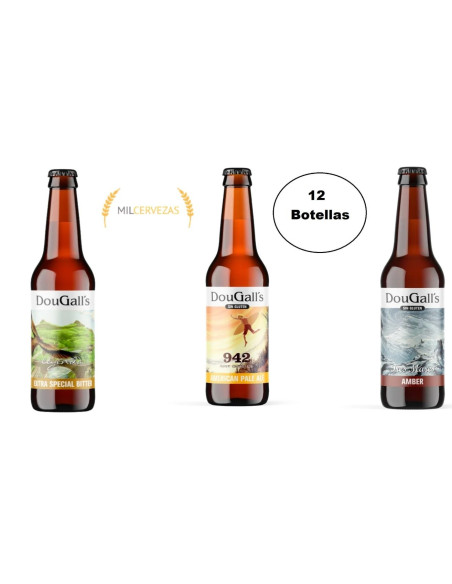 lote 12 botellas, tres estilos