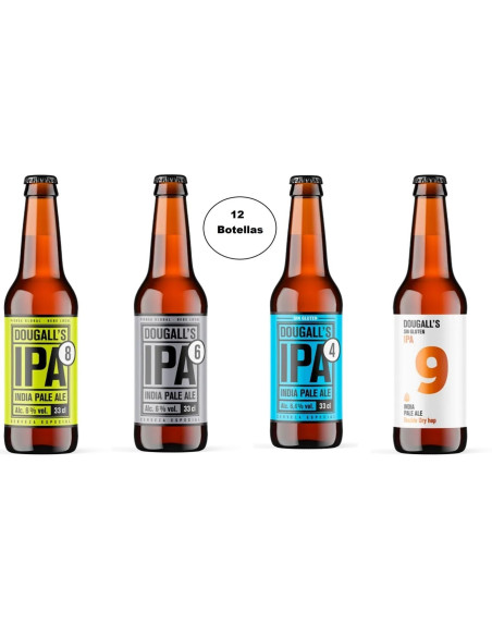Pack de Cerveza IPA Dougall 12x33cl | Mil Cervezas