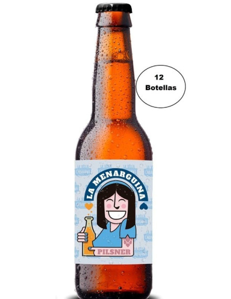 Cerveza Artesana German Pilsner La Menarguina 12x33 | Mil Cervezas
