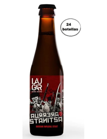 Cerveza Aurrera Stanista Russian Imperial Stout bourbon barrel aged