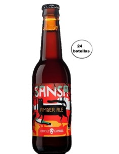 La Pirata Sansa Amber Ale 24x330 - MilCervezas