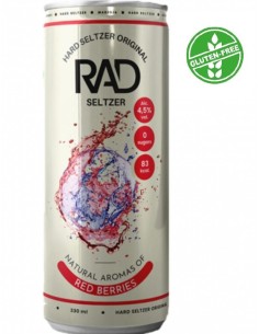 Hard seltzer Frutos Rojos