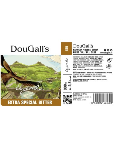 Leyenda Premium Bitter Dougalls 12x33cl