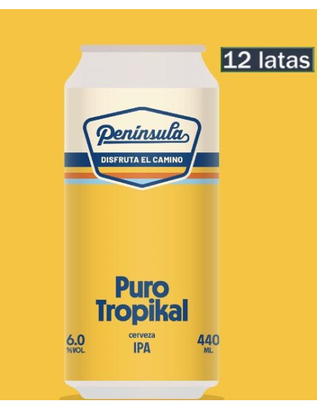 Cerveza Puro Tropikal SIPA