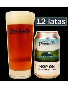 Peninsula HOP ON American Pale Ale 12x33cl - MilCervezas