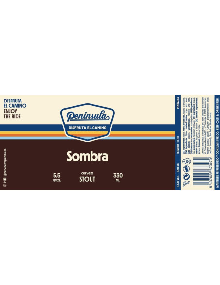 Cerveza Sombra  Stout Peninsula| Mil Cervezas