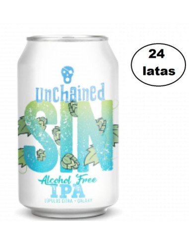 Cerveza sin alcohol IPA Unchained