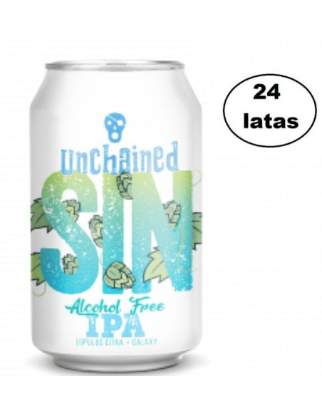 Cerveza sin alcohol IPA Unchained