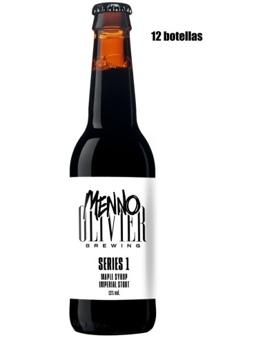 Cerveza imperial stout jarabe de arce