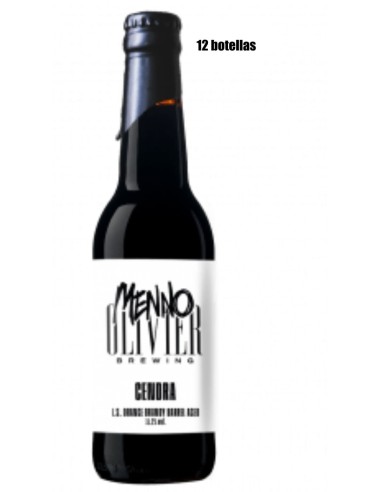 Cerveza imperial stout mezcla añejado en barrica Cendra