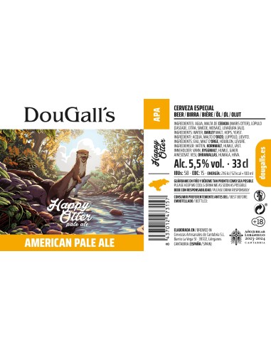 Dougall's Happy Otter 24x33cl