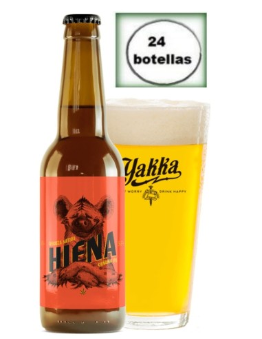 Cerveza HIENA HAZY IPA CÁÑAMO ECO