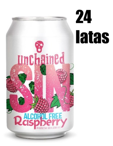 Cerveza sin alcohol ipa con frambuesa