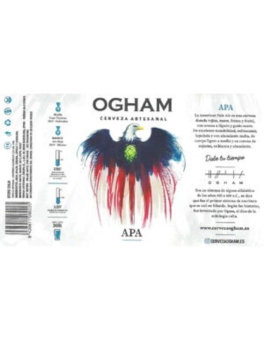 Cerveza Ogham APA 16 x 44