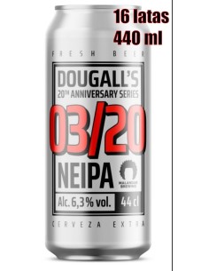 Cerveza Neipa 0320 Dougall  lata 44 cl