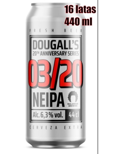 Cerveza Neipa 0320 Dougall  lata 44 cl
