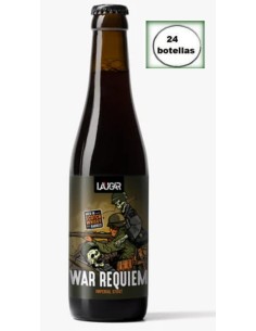 Cerveza Imperial Stout envejecida en barricas de whisky escocés WAR REQUIEM