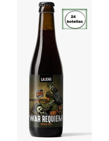 Cerveza Imperial Stout envejecida en barricas de whisky escocés WAR REQUIEM