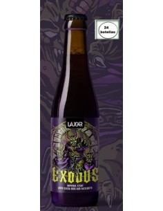 CERVEZA IMPERIAL STOUT CON NIBS DE CACAO Y AVELLANAS  EXODUS